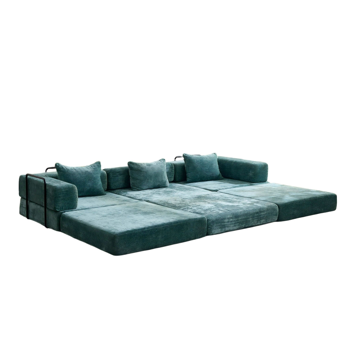 Convertible Floor Sofa Bed with Modular Design - Multiple Colors