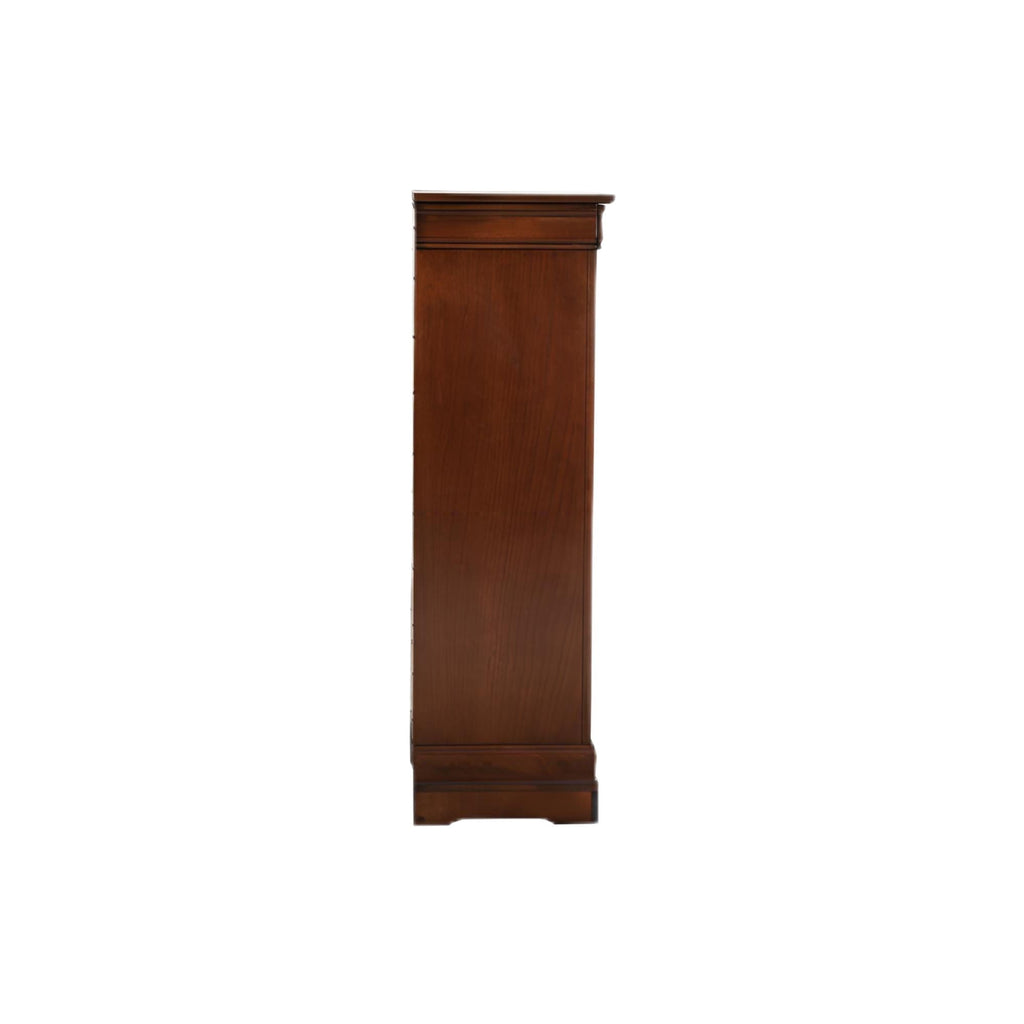 Traditional Style Lingerie Chest with Carved Base - Multiple Colors