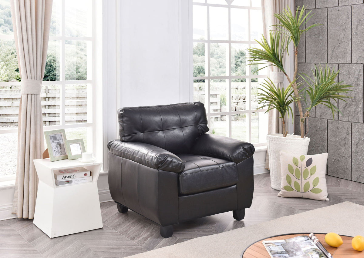Accent Chair with Removable Back and Pocketed Coil Cushion - Multiple Colors