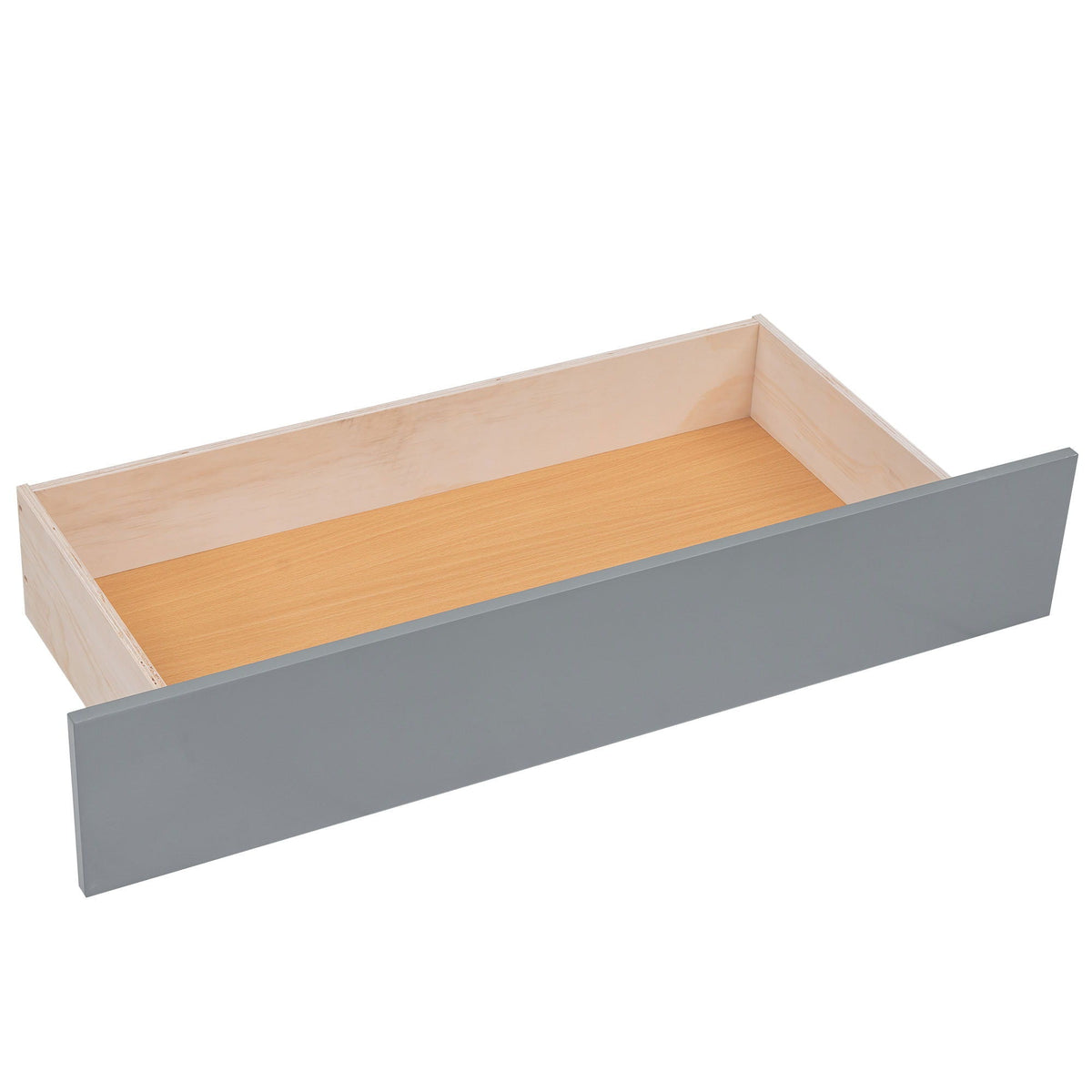 Storage Platform Bed with LED Lights, 2 Drawers and Trundle - Queen