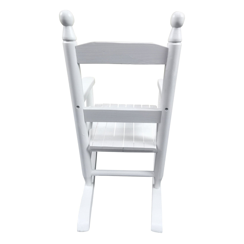 Children's Rocking Chair with Sturdy Populus Wood Frame - Multiple Colors