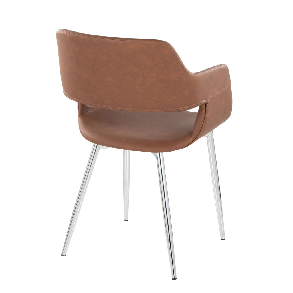 Contemporary Dining Chair Set with Metal Legs – Multiple Colors