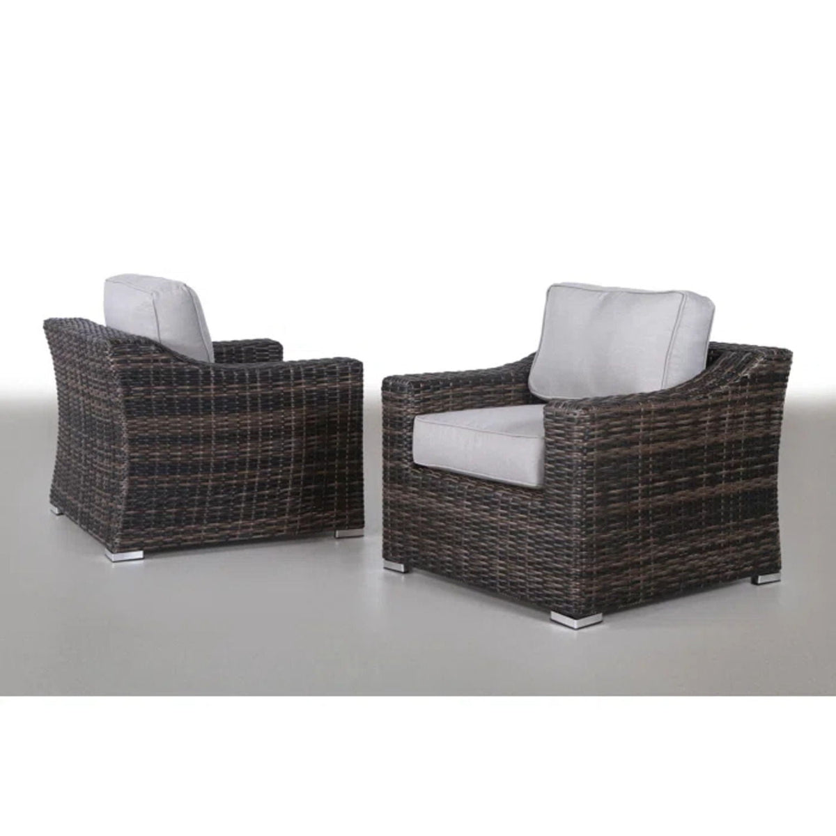 Stylish Sofa Seating Group With Cushions - Multiple Set Options, Dark Gray, Gray, or Dark Brown