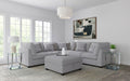 Cambria 6-piece Upholstered Modular Sectional Sofa Grey