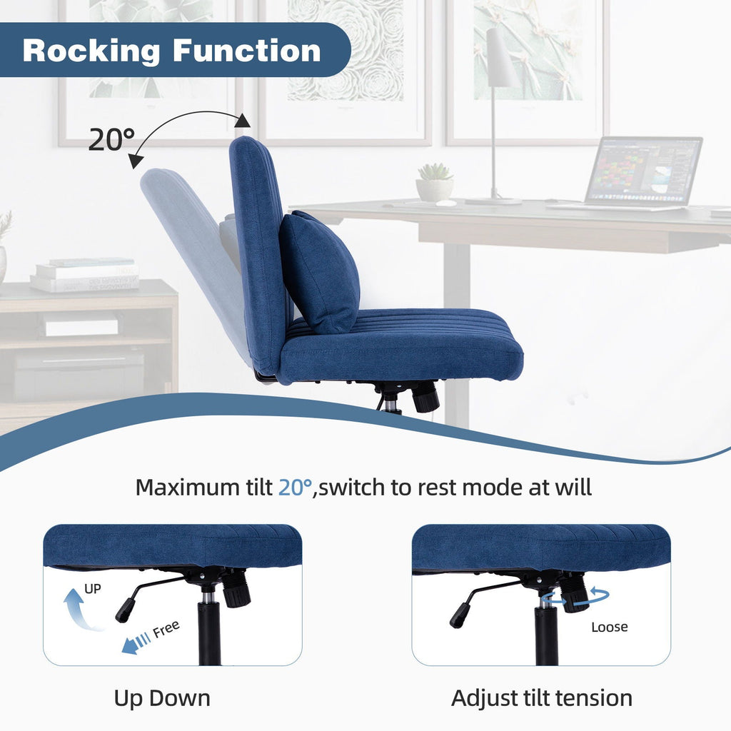 Criss Cross Office Chair with Adjustable Height – Ergonomic Design