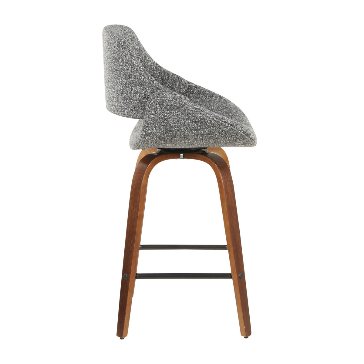 Fabrico - Mid-Century Modern Counter Stool (Set of 2)