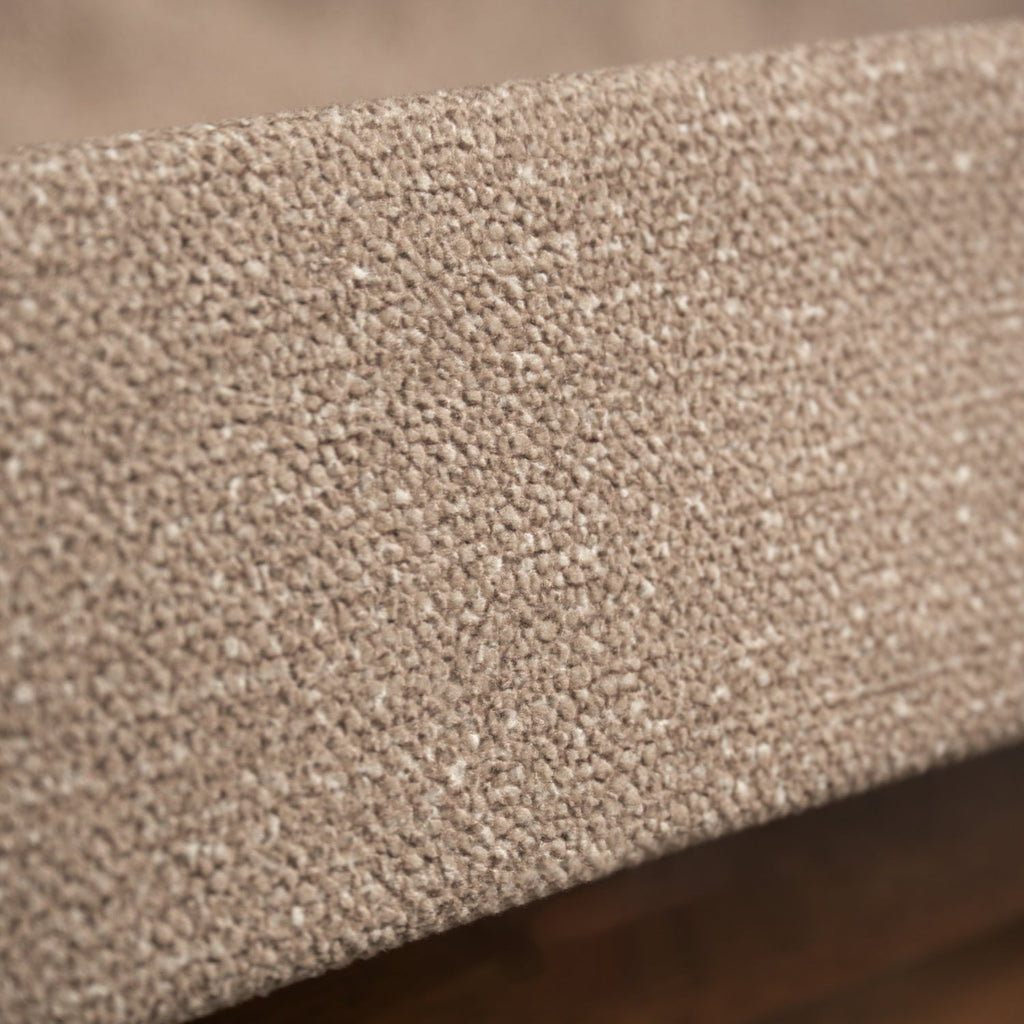 Memory Foam Infused Futon Mattress Full with Washable Cover - Linen, Beige+Light Natural, Mushroom