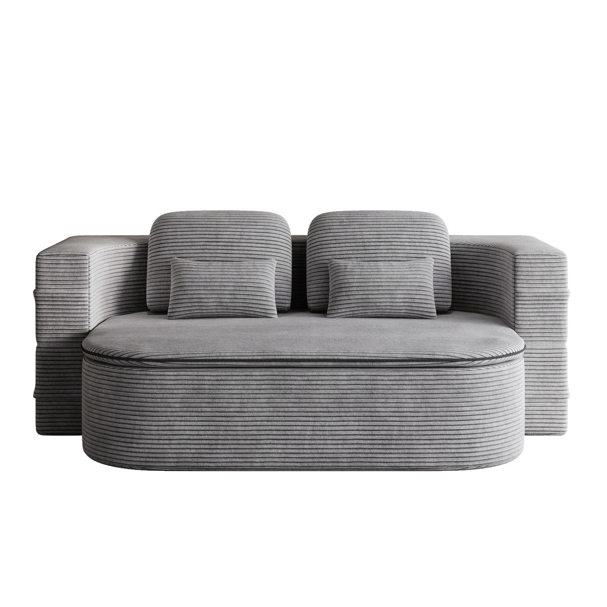 2 In 1 Foldable Sofa Bed with Multi Functional Blanket - Futon Sofa