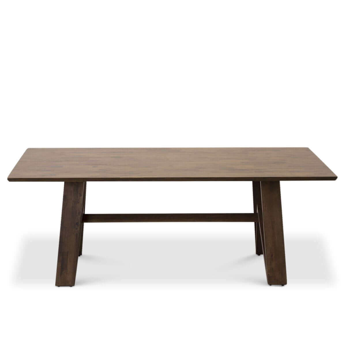 Trimont Solid Wood Dining Table with Modern Design - Natural Wood