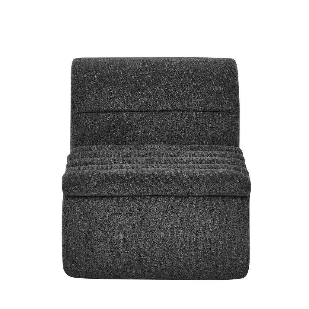 Single Seat Modular Sofa with Foam Cushion - Chenille