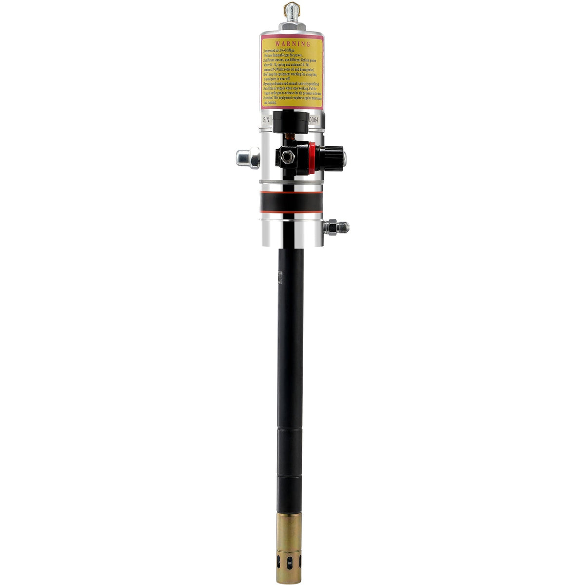 Air Operated Grease Pump with 13 ft Hose and 360° Swivel Gun - Cast-Aluminum