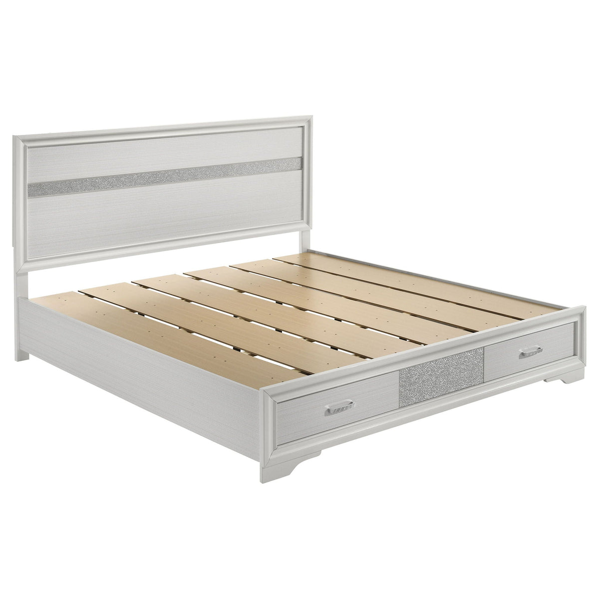Miranda 4-piece Eastern King Bedroom Set White