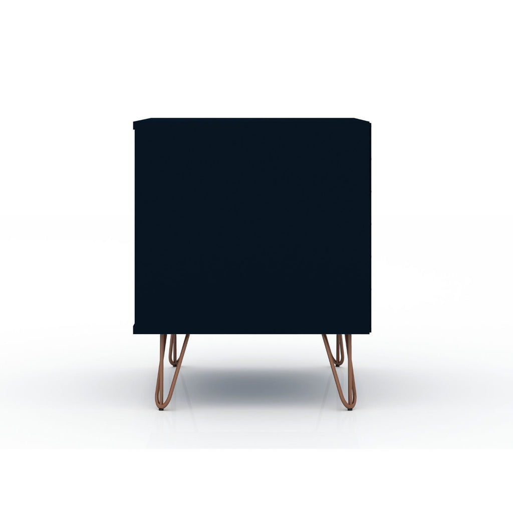 2 Drawer Nightstand with Durable Splayed Legs - Multiple Colors