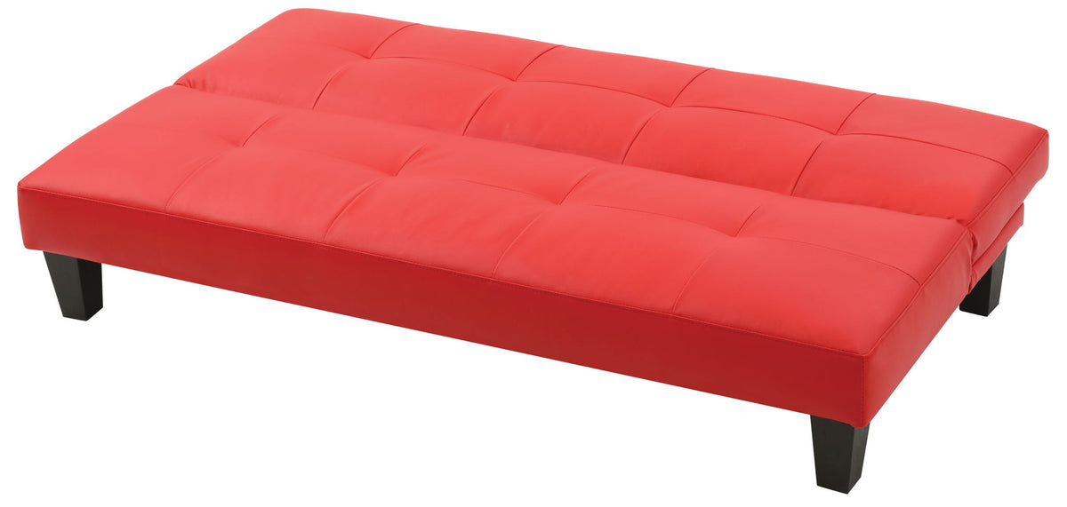 Alan Sofa Bed with Contemporary Design - Black, Dark Brown, Red, Light Brown