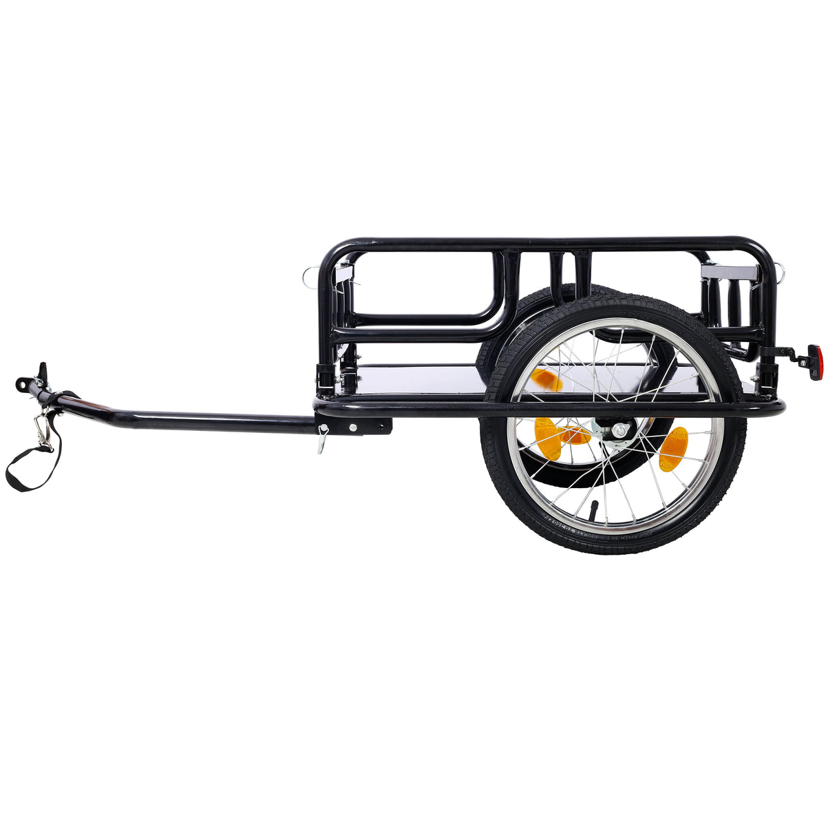 Foldable Bike Cargo Trailer with Universal Hitch - Steel