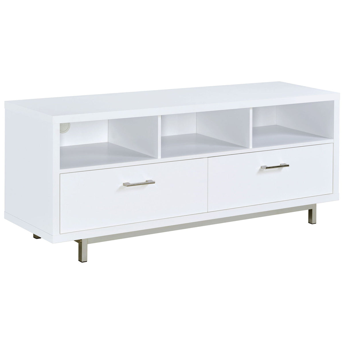 Casey 2-drawer Engineered Wood 60-inch TV Stand White