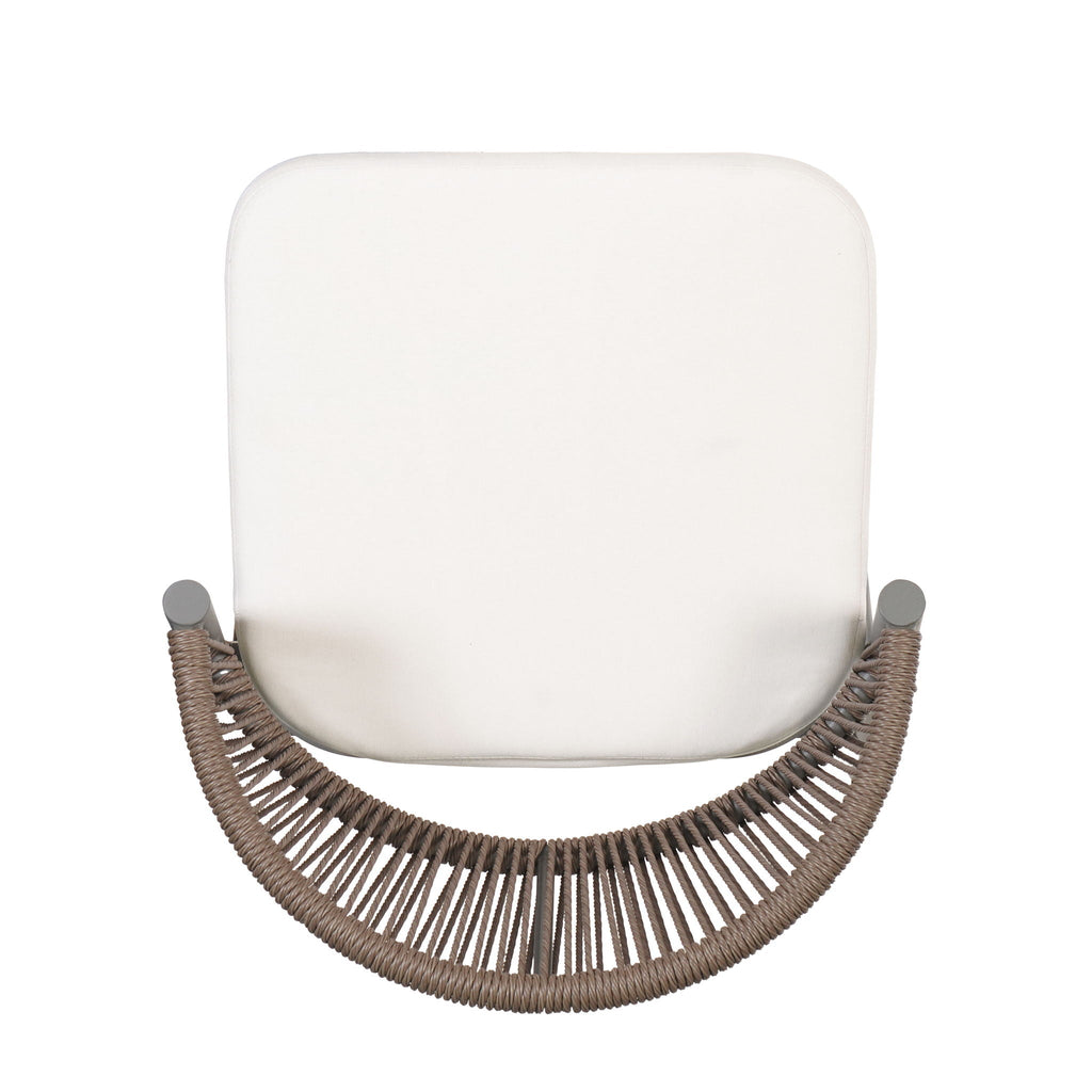 Outdoor Bar Height Metal Frame Counter Stools