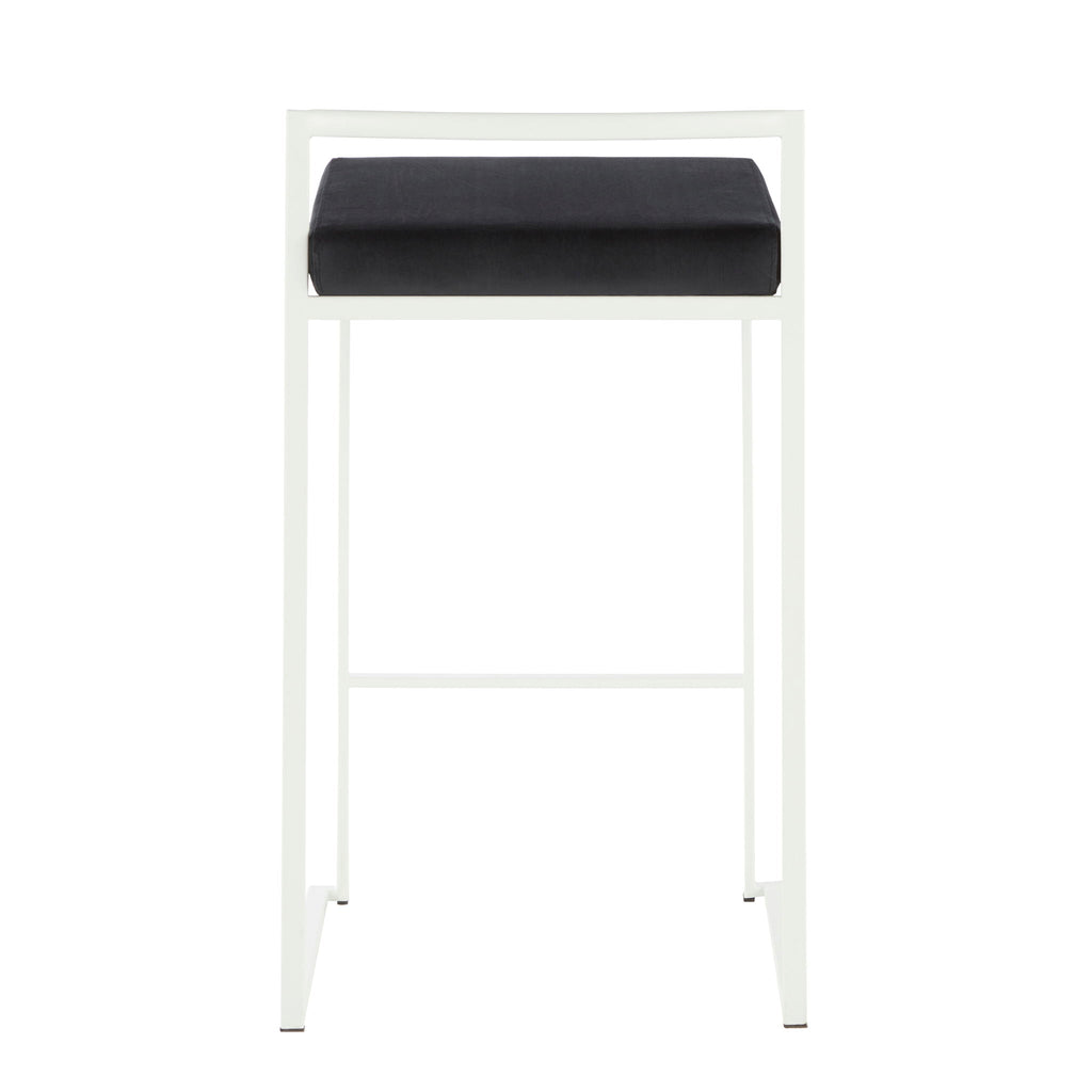Stackable Counter Stool with Padded Comfort Seat - Multiple Colors