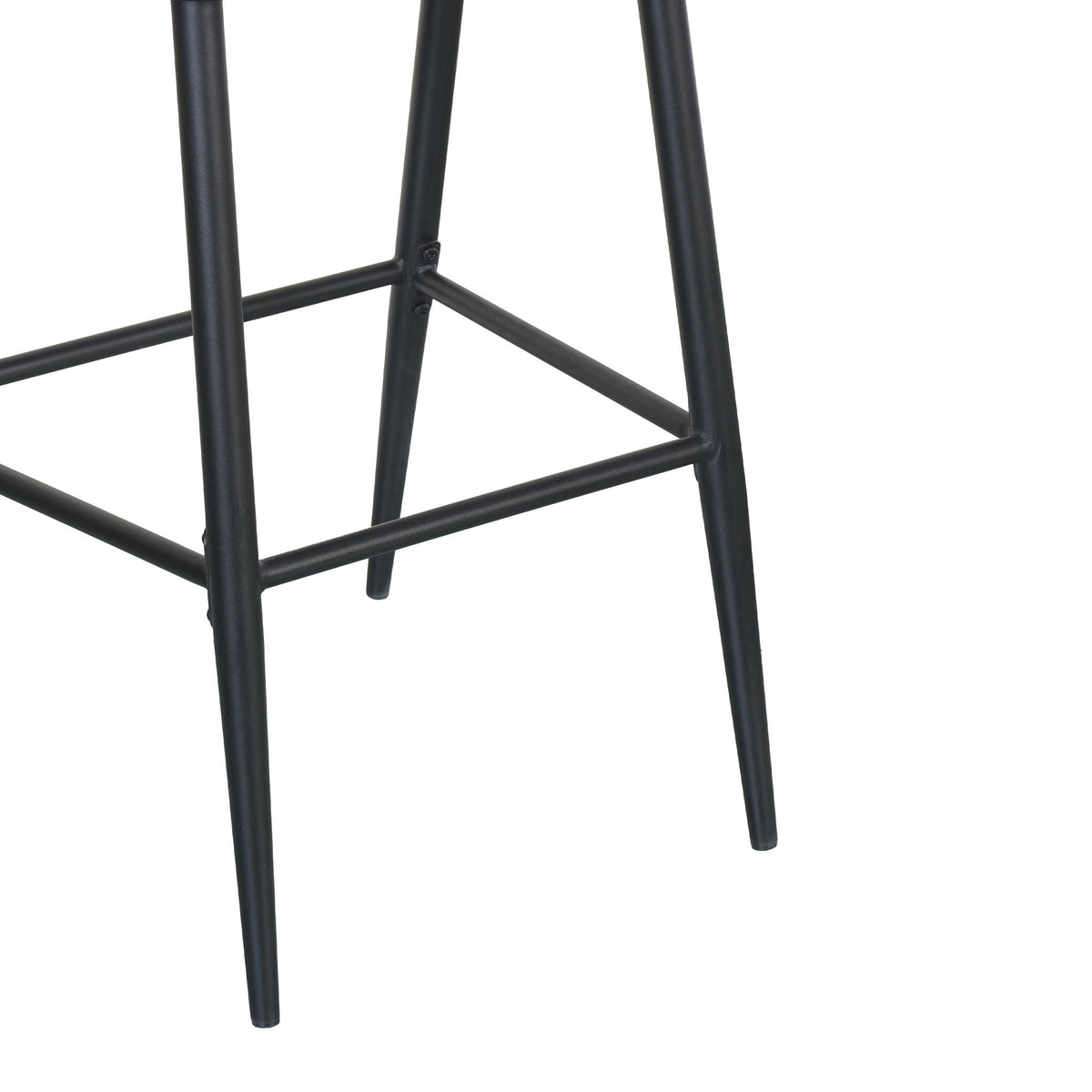Outdoor Bar Height Metal Frame Counter Stools