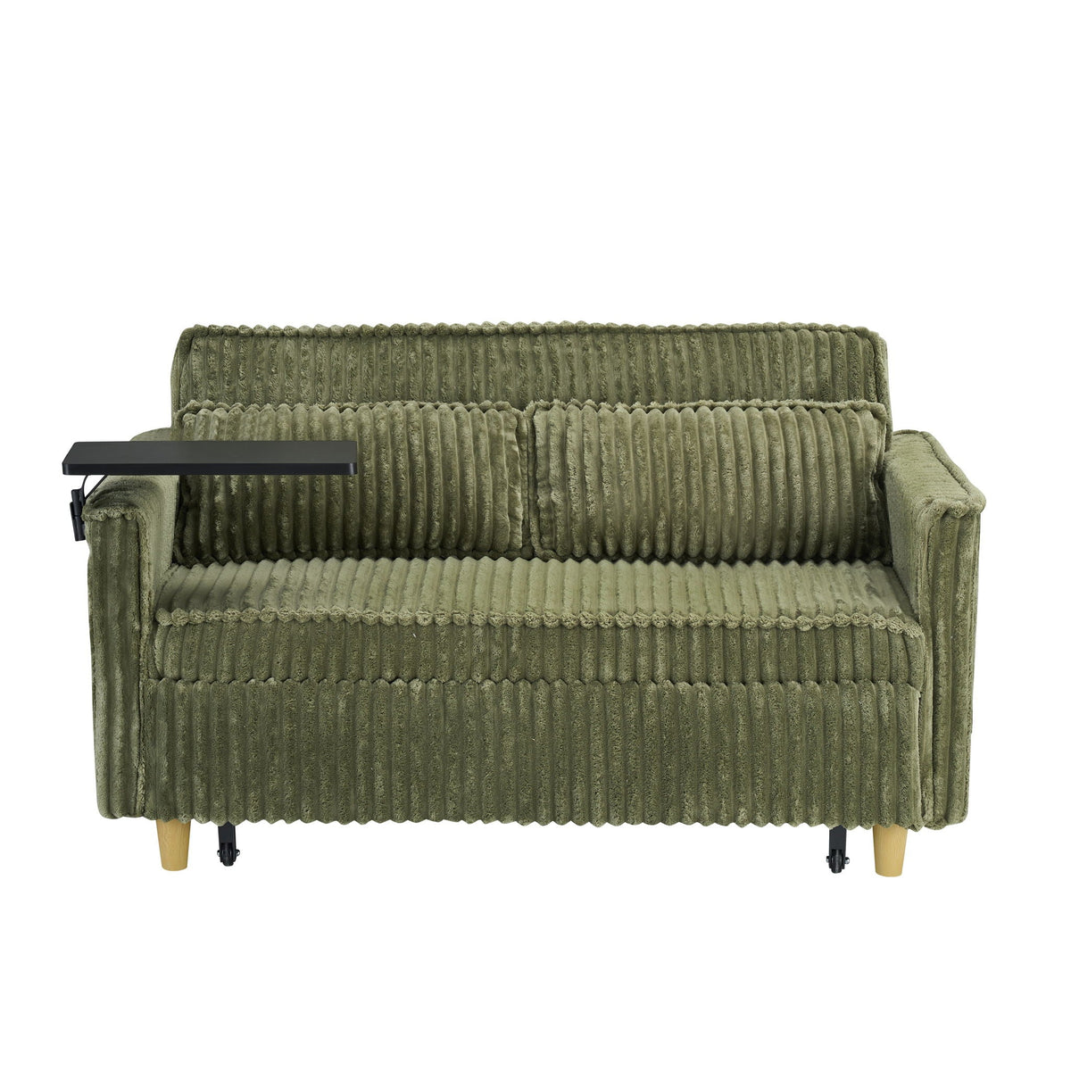 Pull Out Sofa With Movable Tabletop and USB Ports - Multiple Colors