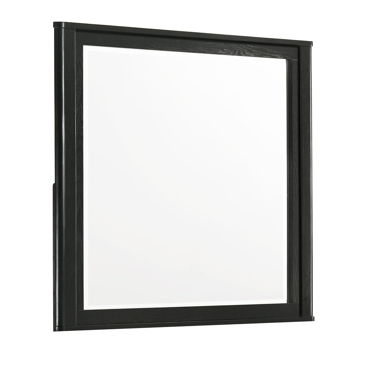 Black Bedroom Mirror with Deep Frame - Opel