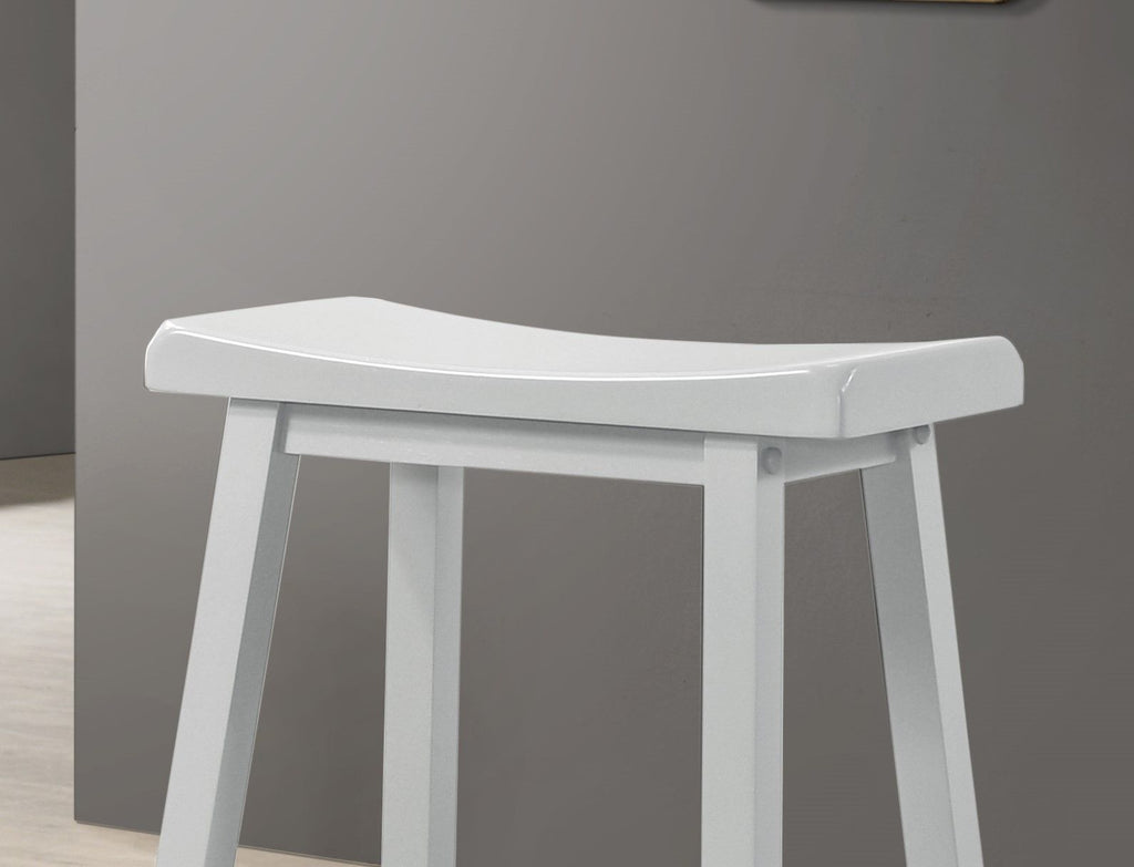 Small Space Counter Height Dining Table with Cabinet and 2 Stools - Gray or Light Brown