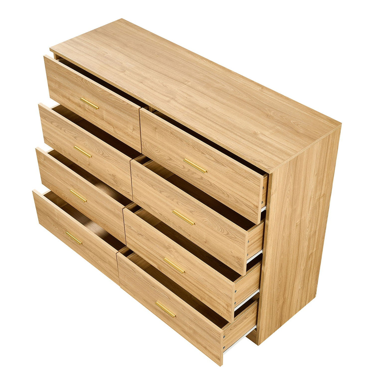 Modern Drawer Dresser with Ample Storage - Multiple Colors