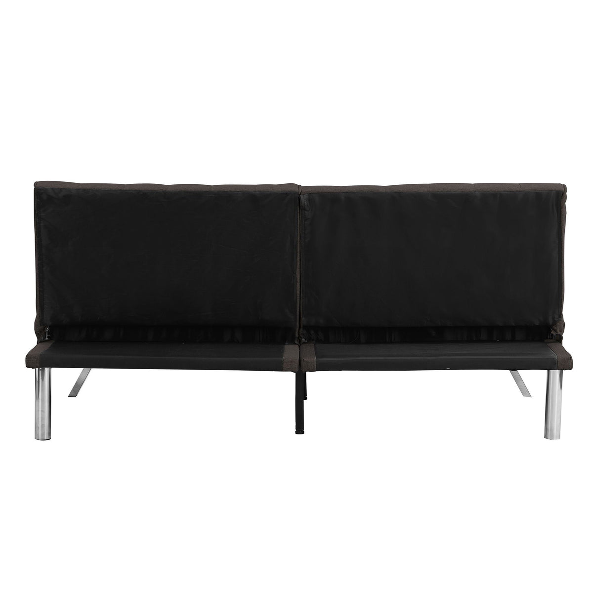 Modern Sofa Bed with Wood Frame and Stainless Legs - Multiple Colors