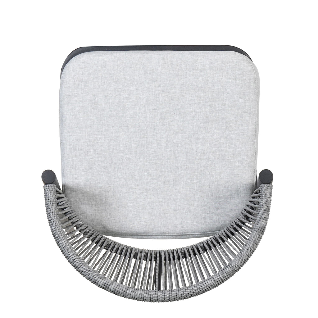 Outdoor Bar Height Metal Frame Counter Stools