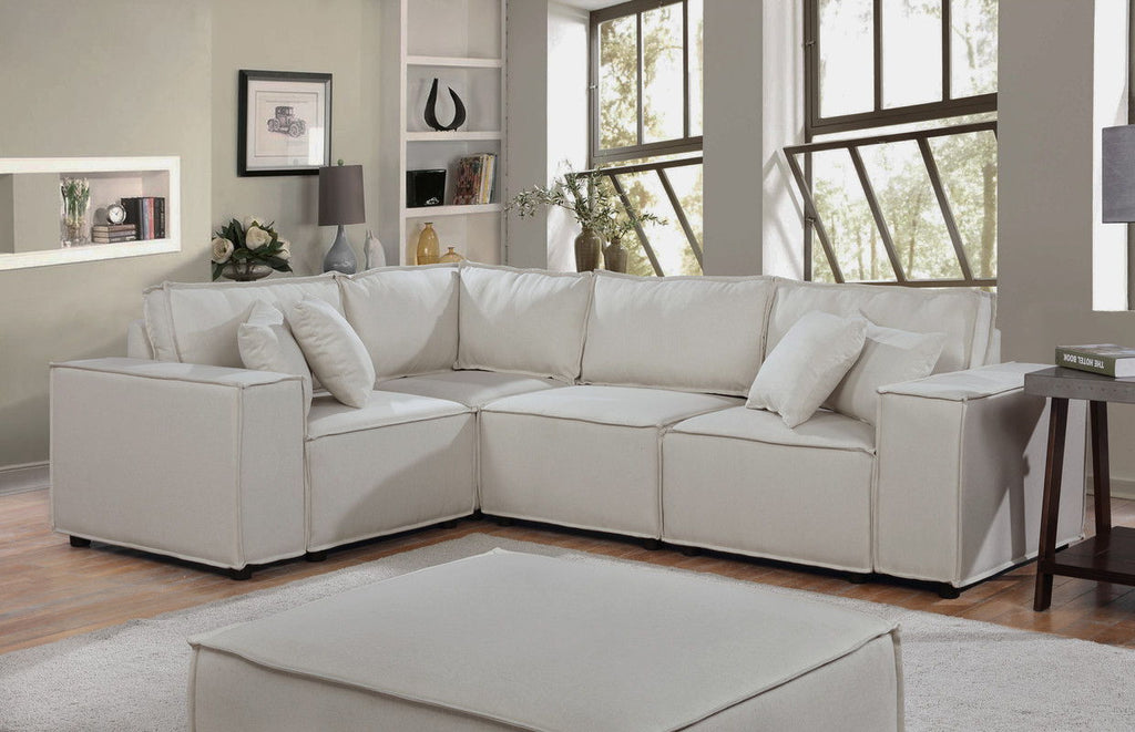 Melrose Modular Sectional Sofa With Ottoman