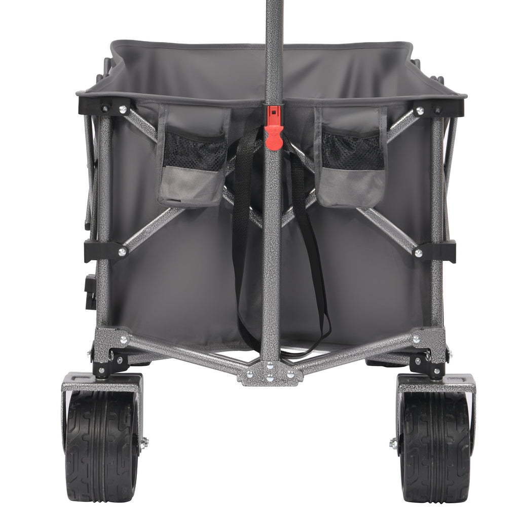 Portable 400L Collapsible Wagon with Heavy Duty Frame
