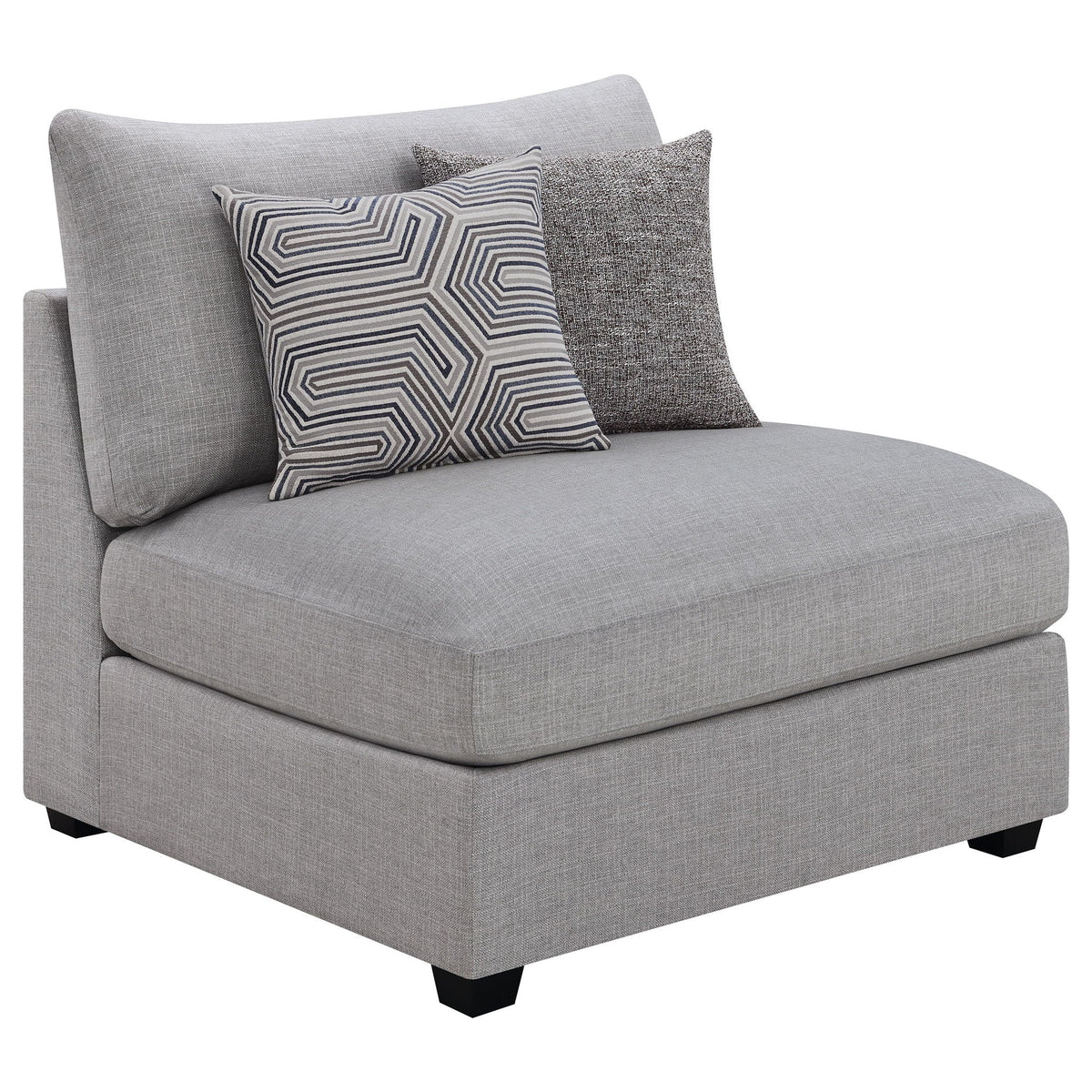 Cambria 4-piece Upholstered Modular Sectional Sofa Grey