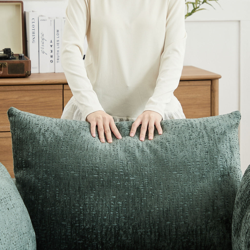Swivel Sleeper Chair with Supportive Pillow and 360° Base - Multiple Colors