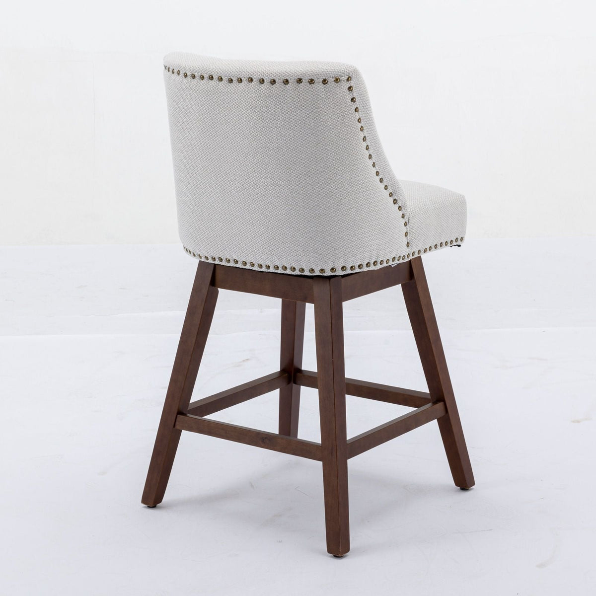 Counter Height Swivel Barstools, Set of 2
