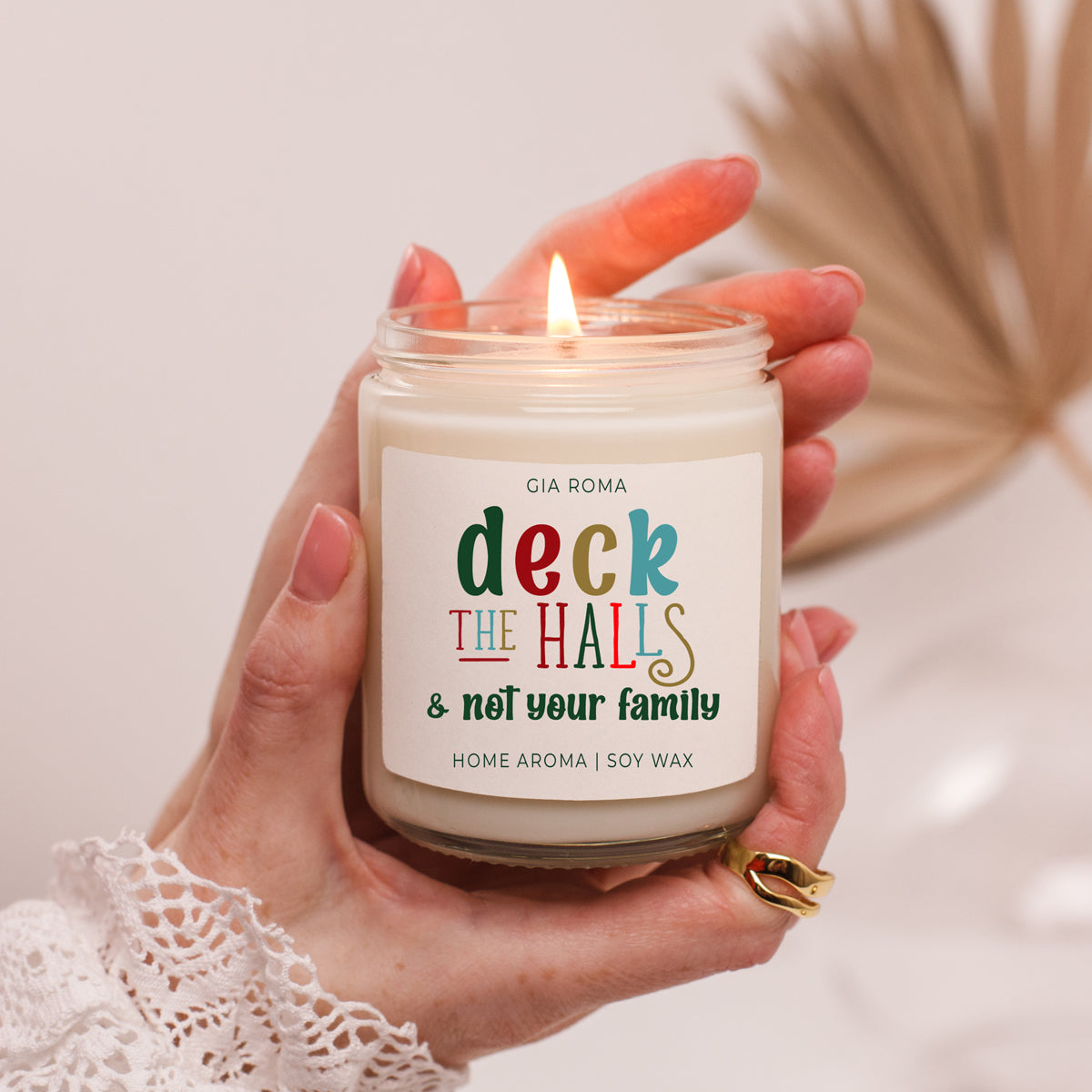 Deck The Halls Candle