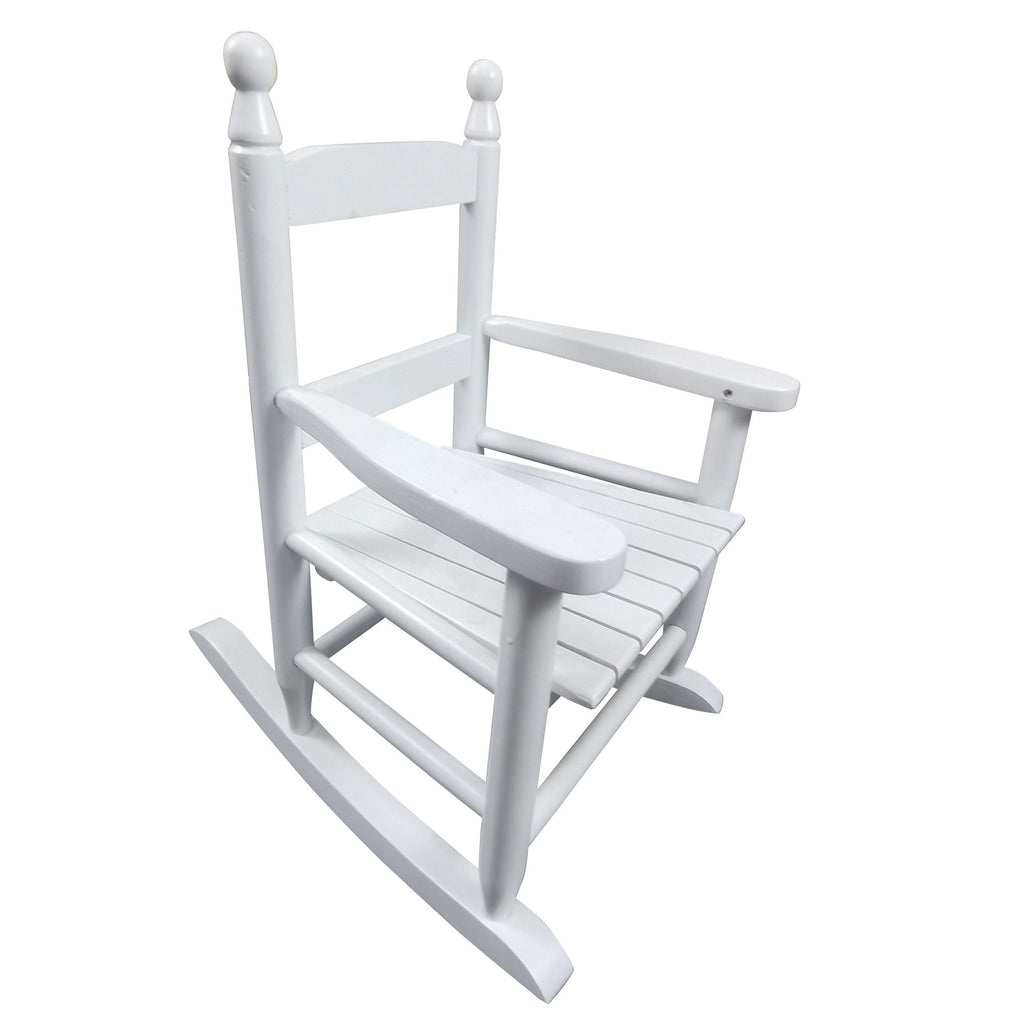 Children's Rocking Chair with Sturdy Populus Wood Frame - Multiple Colors