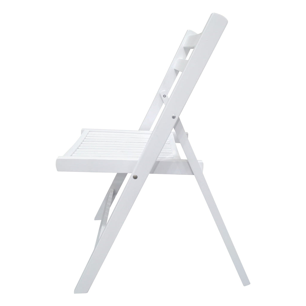 Foldable Solid Wood Special Event Chair Set - Set of 4 (Multiple Colors)