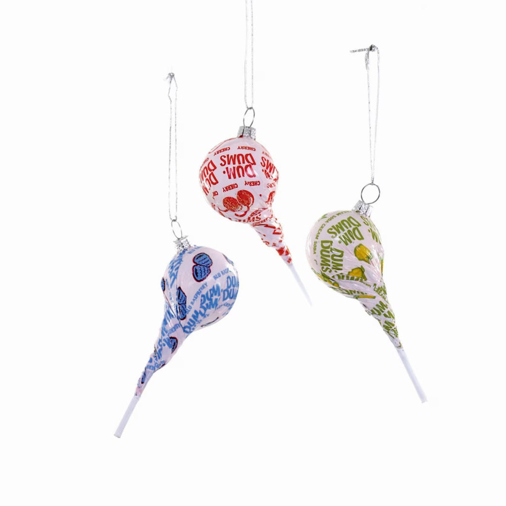 Dum Dum Sucker Glass Ornament