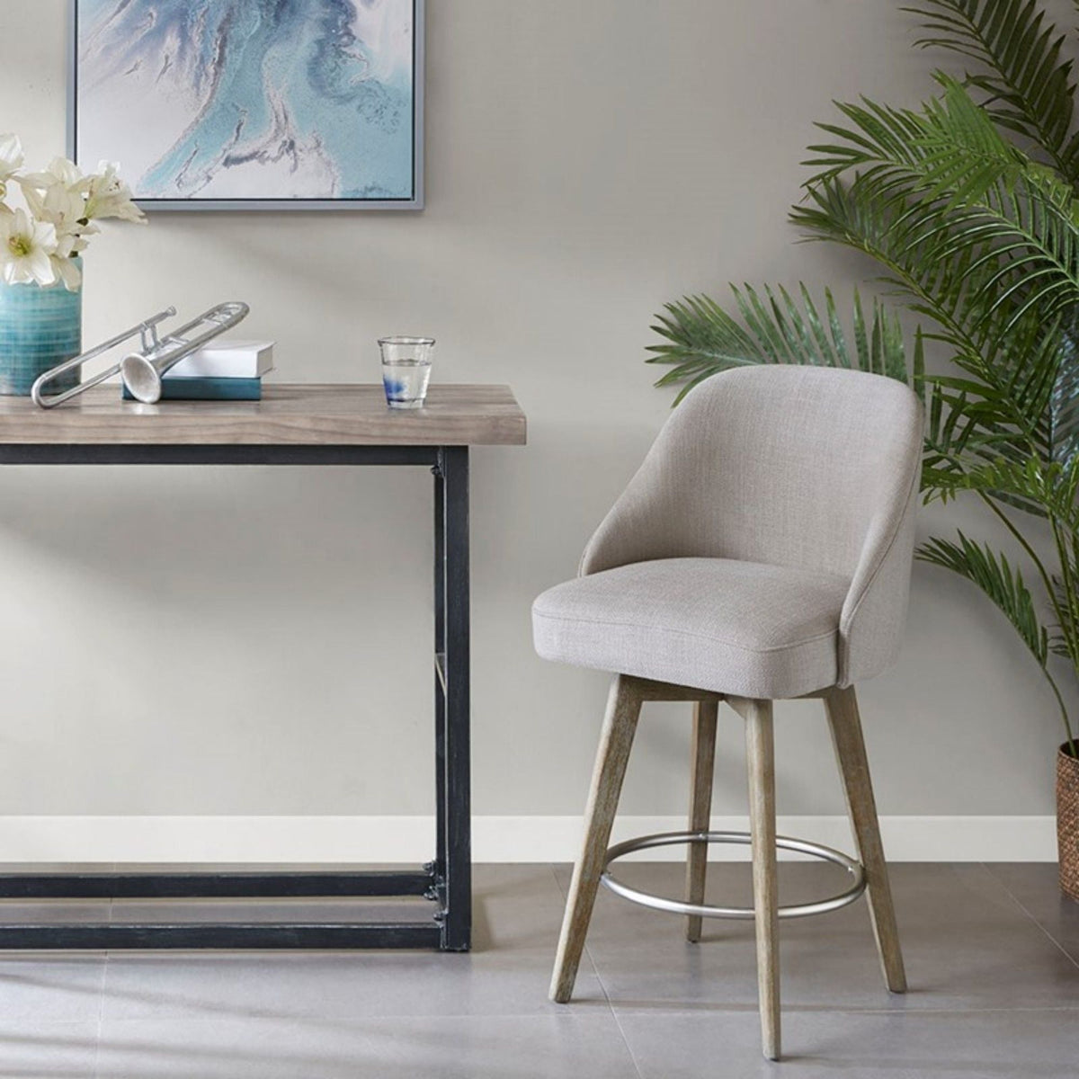 Counter Stool With Swivel Seat