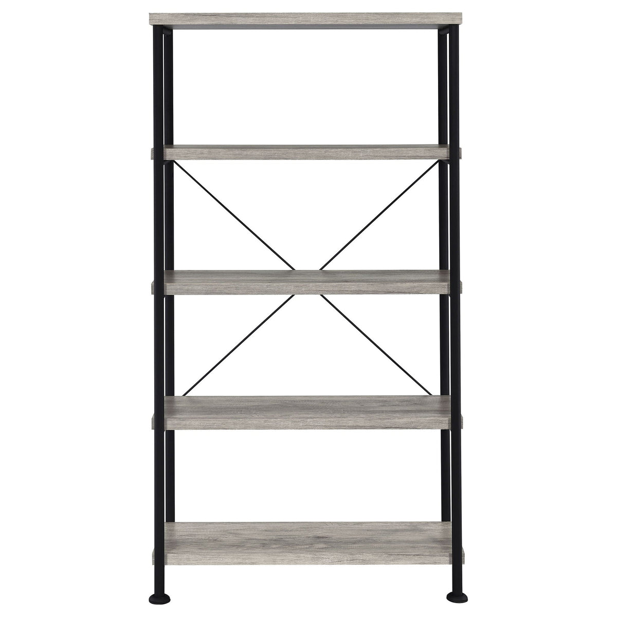 Analiese 63-inch 4-shelf Bookshelf Grey Driftwood