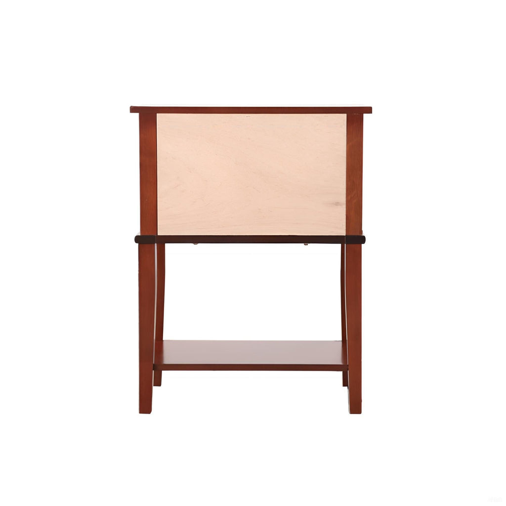Vibrant Contemporary Nightstand with Smooth Drawer Glides - Multiple Colors