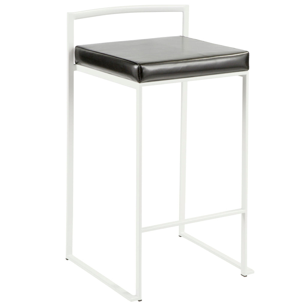 Stackable Counter Stool with Padded Comfort Seat - Multiple Colors