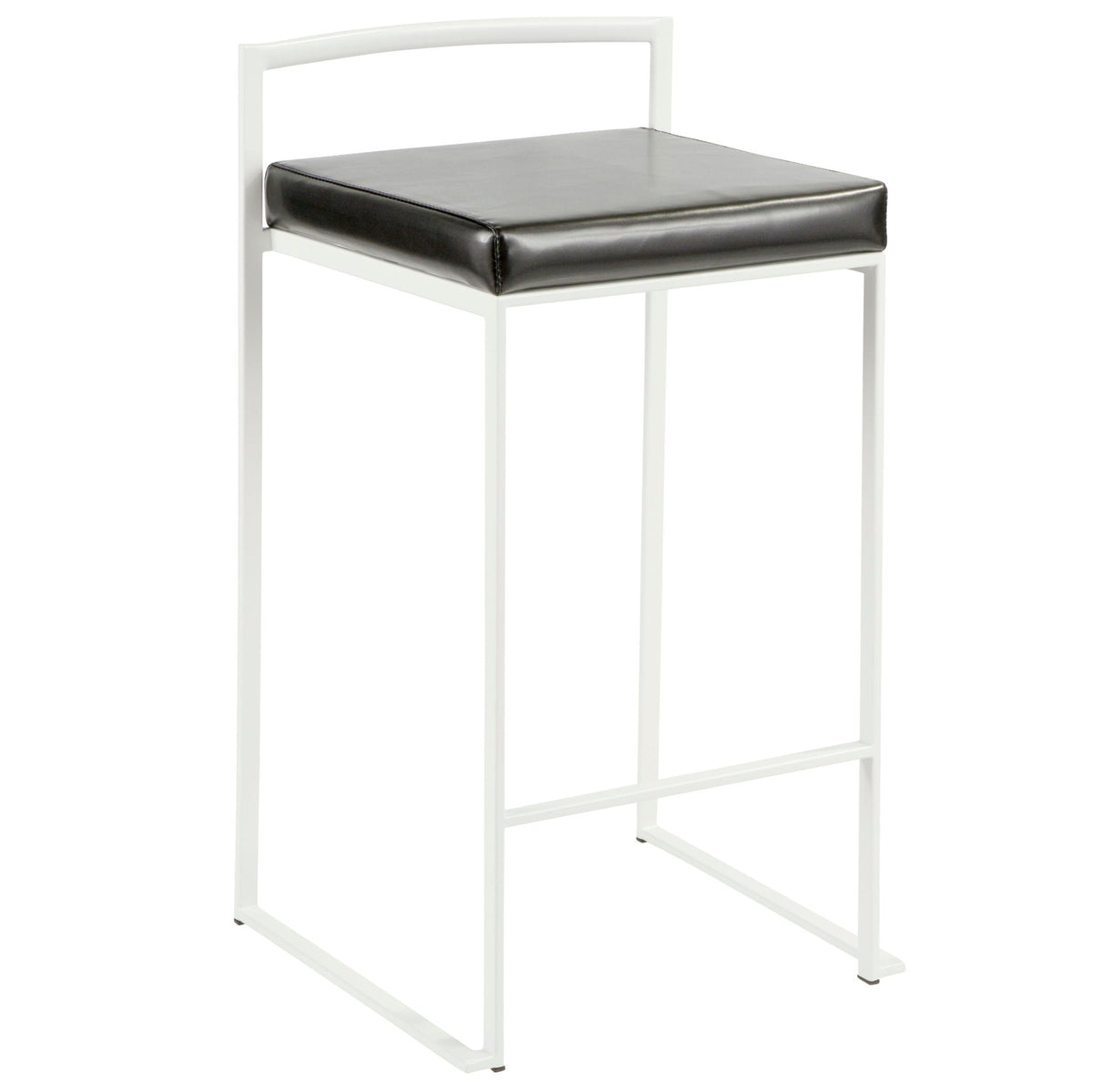 Stackable Counter Stool with Padded Comfort Seat - Multiple Colors