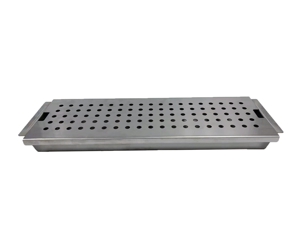 Stainless Steel Chip Charcoal Smoker Conversion with 6-in-1 BBQ Tool Set