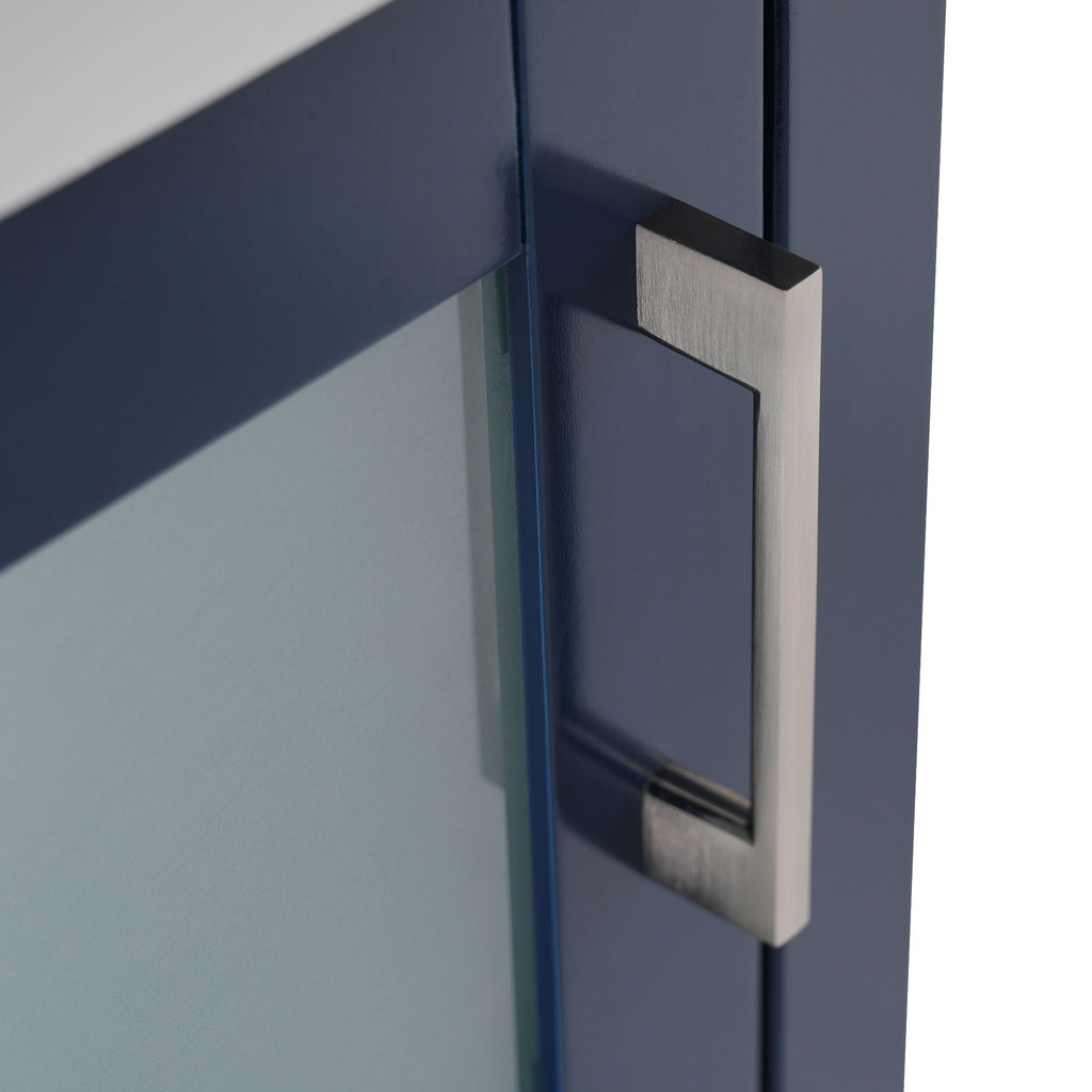 Bathroom Vanity with Ceramic Sink and Ample Storage - Blue, Green, or Black