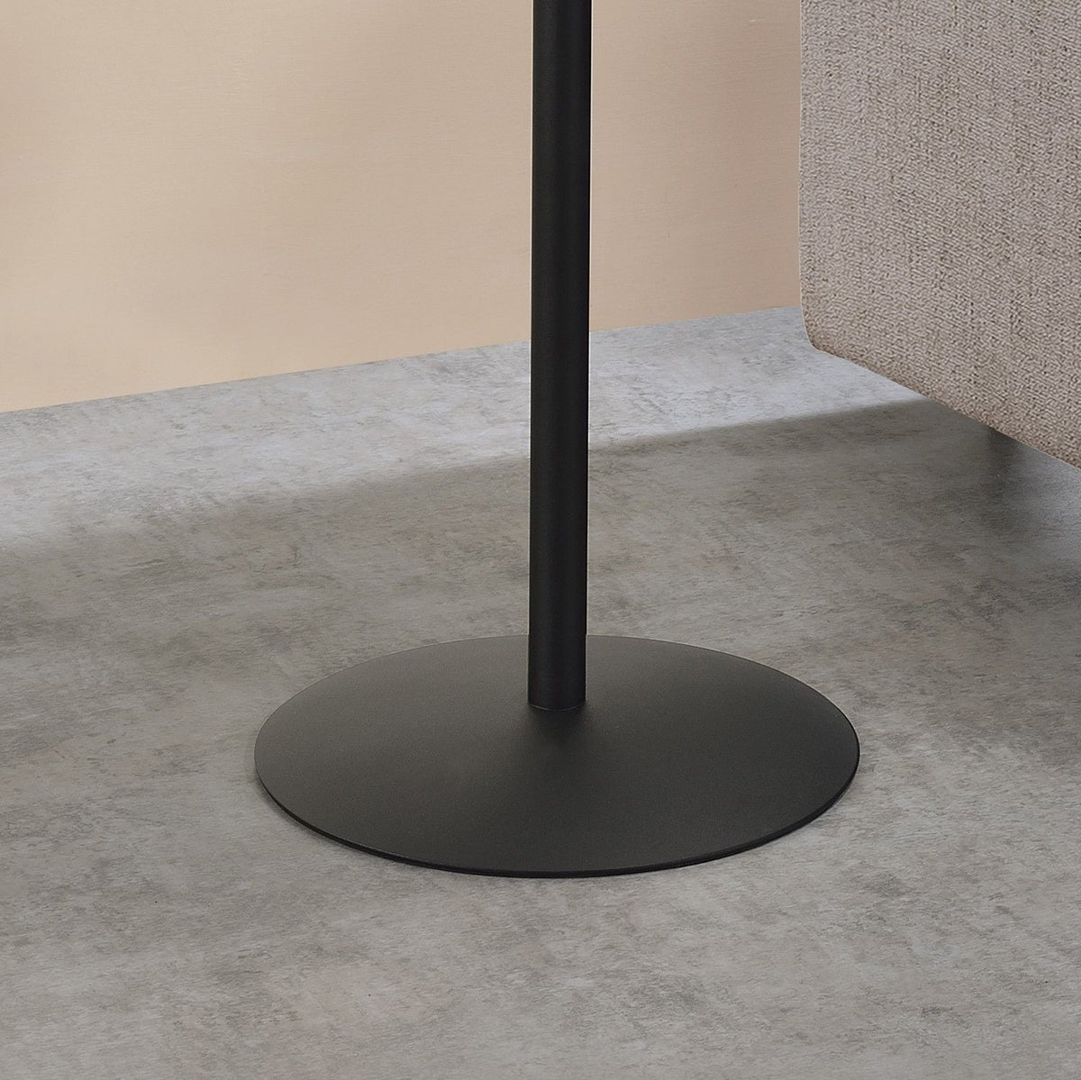 Marble Textured Top End Table - Circa Collection - White, Black, Gray
