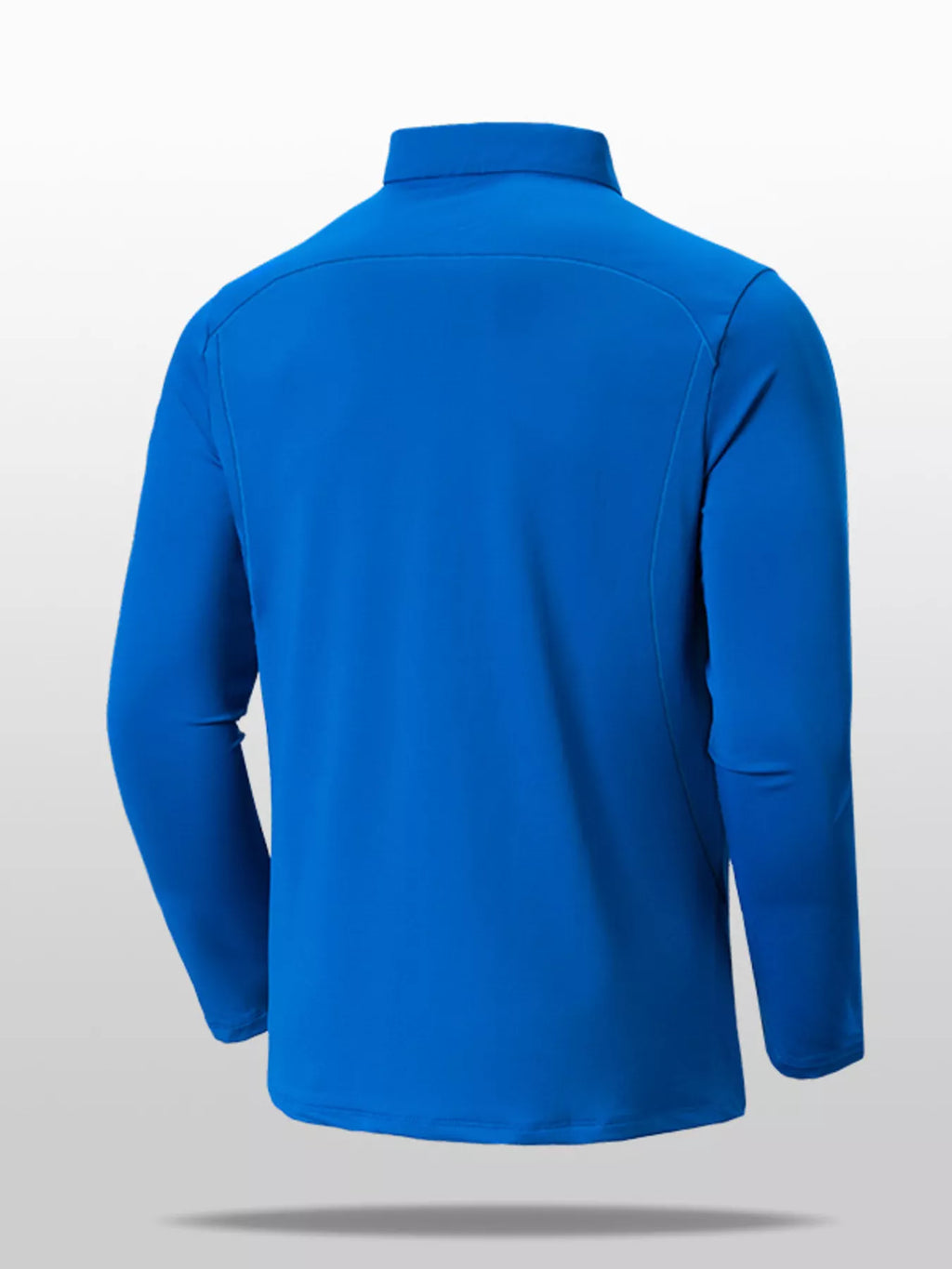 Men's Plus Size Performance Long Sleeve Active T-Shirt with Zipper