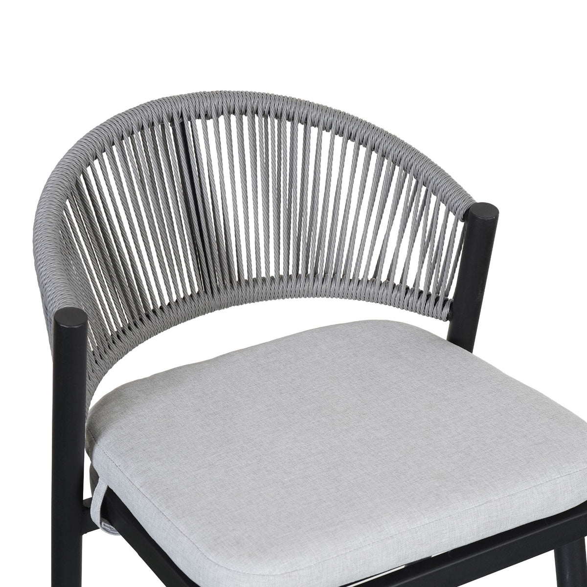 Outdoor 26" Counter Height Metal Frame Counter Stools