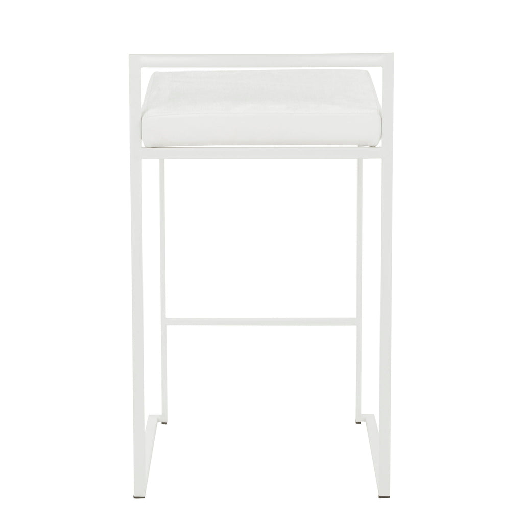 Stackable Counter Stool with Padded Comfort Seat - Multiple Colors