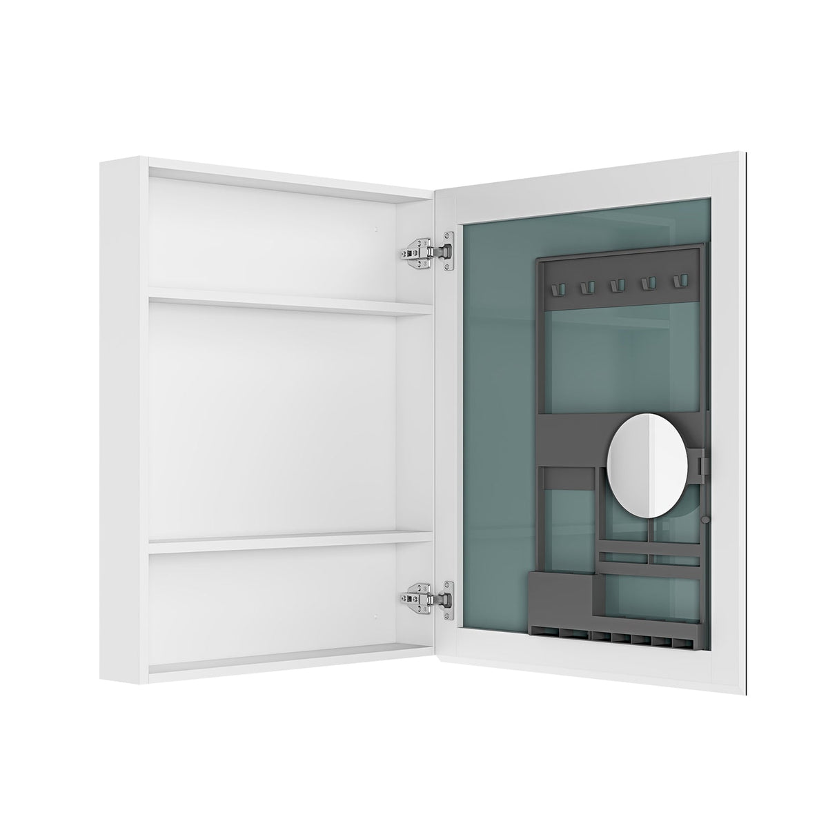 24" W x 30" H Surface Frameless Mirror Medicine Cabinet